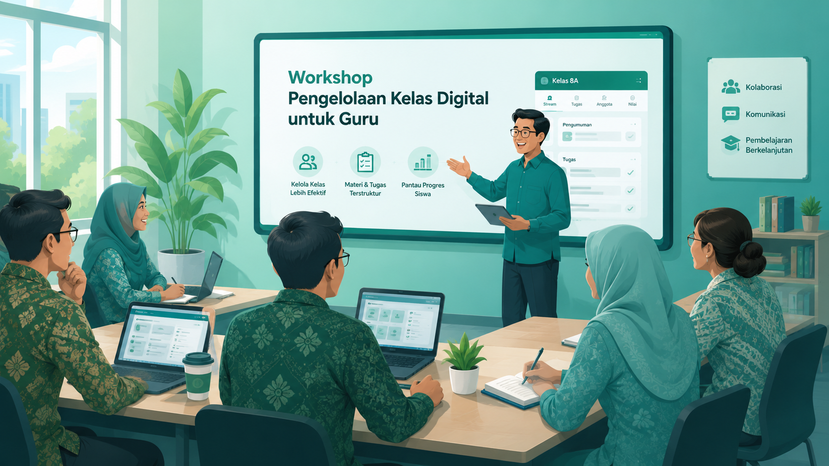 Workshop Pengelolaan Kelas Digital untuk Guru